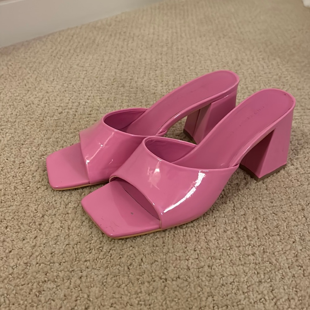 Pink princess polly heels
